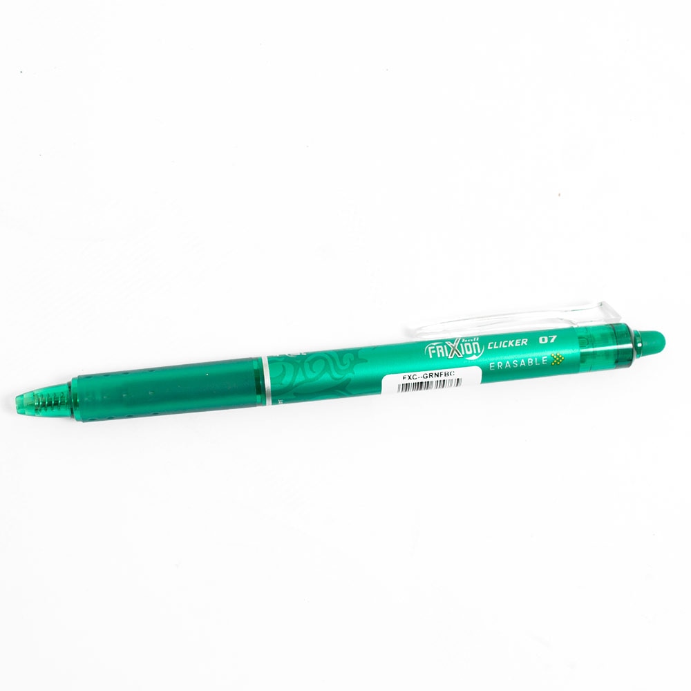 Pilot, Rollerball/Ballpoint, Art & School, Frixion, Ball, Clicker, Retractable, Fine, 82376, Green